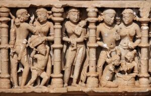 Talla escultórica de la antigua India